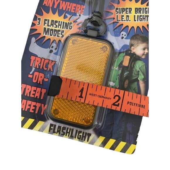 Trick Or Treating Light Reflector Flashing Bat Bracelet - Picture 7 of 9